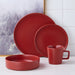 Coupe Dinnerware Set, Service for 8, Black Matte, 32 Piece