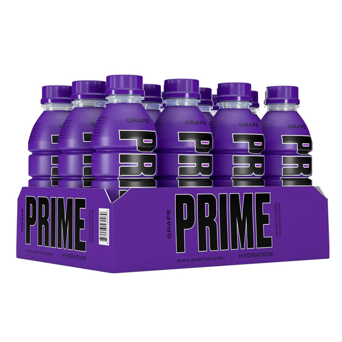 Prime Hydration Muscle Recovery by Logan Paul X KSI 16.9Oz Bottles 12 Pack