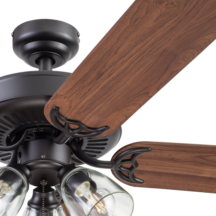Better Homes & Gardens 52" 5 Blade Oil-Rubbed Bronze with 3 Lights