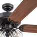 Better Homes & Gardens 52" 5 Blade Oil-Rubbed Bronze with 3 Lights