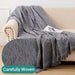 Cotton Geometrical Sofa Cover, Sectional Couch Covers for 3 Cushion Couch Couch Cover Living Room Throws Blankets Sofa Slipcovers, Furniture Protector for Pets (Xx-Large, 71" X 134", Grey)