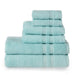 Mainstays Performance 6-Piece Towel Set, Solid Classic Mint