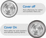 Fabric Shaver and Lint Remover, Sweater Defuzzer with 2-Speeds, 2 Replaceable Stainless Steel Blades, Battery Operated, Remove Clothes Fuzz, Lint Balls, Pills, Bobbles