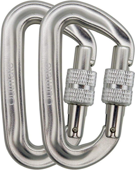 Hammock Carabiner Clip,12Kn 7075 Aluminium Alloy Carabiners,Heavy Duty Clips 2645Lbs/1200Kg,Perfect Gear for Hammocks Camping Hiking Keyring and Utility