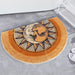 Creative Semi-Circular Area Carpet Anti-Slip Super Absorbent Carpet,Sun and Moon Mat,Shaggy Throw Rug for Living Room Bedroom Bathroom Home Decor