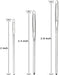 Large-Eye Blunt Needles, Stainless Steel Yarn Knitting Needles, Sewing Needles, Crafting Knitting Weaving Stringing Needles,Perfect for Finishing off Crochet Projects (9 Pieces)