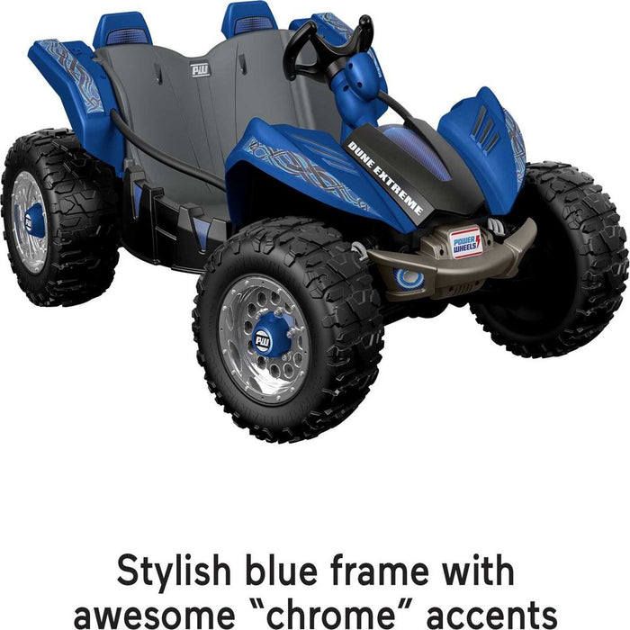 Power Wheels Dune Racer Extreme Blue 12V Ride on Vehicle