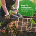 288 Cells Seedling Start Trays with Drain Holes,24 Pcs Peat Pots Seedling Pots Biodegradable,Seedling Starter Kit,Organic Germination Plant Starter Trays(24Xlabels,2Xtransplant Tools,24Pcsxtrays)