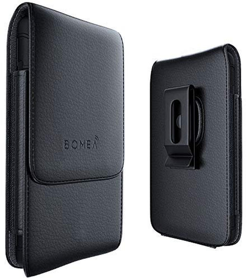 Iphone 6 Holster 6S 7 8 Cell Phone Pouch Belt Case with Clip Holster Cover Holder Carrying Sleeve with Swivel Clip for Apple Iphone 6/6S/7/8(Fits Phone with Other Case On) - Vertical Black