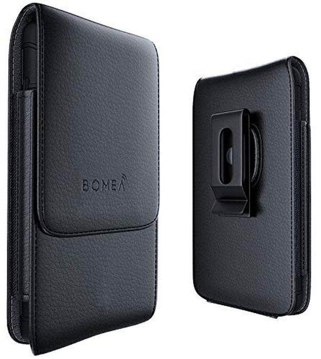 Iphone 6 Holster 6S 7 8 Cell Phone Pouch Belt Case with Clip Holster Cover Holder Carrying Sleeve with Swivel Clip for Apple Iphone 6/6S/7/8(Fits Phone with Other Case On) - Vertical Black