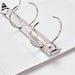 Economy View 3 Ring Binders, 1" round Rings, 4 White Binders (19200)