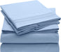 Queen Sheets - Hotel Luxury Bedding Sheets & Pillowcases - Extra Soft Cooling Bed Sheets - Deep Pocket up to 16" - Wrinkle, Fade, Stain Resistant - 4 Piece (Queen, Blue Hydrangea)