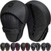 RDX Focus Boxing Punch Mitts, Punching Target, Punching Pad Maya Hide Leather Training Pads, Black