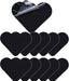 12 Pack Rug Pad Gripper Non Slip Rug Pads for Hardwood Floors Tiles Area Rugs, 3.15'' X 3.15'' Carpet Grippers Rug Tape Stickers Holder Washable Reusable