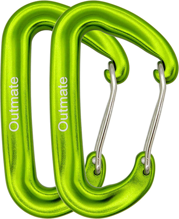 Hammock Carabiner Clip,12Kn 7075 Aluminium Alloy Carabiners,Heavy Duty Clips 2645Lbs/1200Kg,Perfect Gear for Hammocks Camping Hiking Keyring and Utility