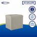 Small Deck Box-Lightweight Resin Indoor/Outdoor Storage Container and Seat Cushions and Gardening Tools Store Items on Patio, Garage, Yard, 22 Gallon, Light Taupe