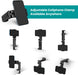 Universal Airplane Phone Stand Holder, Klearlook Travel Essentials Phone Mount for Desk with 360 Degree Rotation, Handsfree Travel Must Haves Phone Clip, Flexible Travel Accessories for Flying