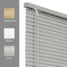 Cordless 1" Vinyl Mini Blinds Gloss Gray (Room Darkening) 16"W X 48"H