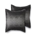 Mainstays 7-Piece Metallic Stripe Jacquard Comforter Set, Black and Silver, Full/Queen