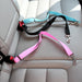 2Pcs Dog Leash Seat Belt Pet Car Seatbelt ，With Swivel Clip and Adjustable Length for Dogs and Cats, Black Seatbelt Harness for All Vehicles