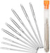Large-Eye Blunt Needles, Stainless Steel Yarn Knitting Needles, Sewing Needles, Crafting Knitting Weaving Stringing Needles,Perfect for Finishing off Crochet Projects (9 Pieces)