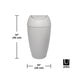 2.4 Gal Twirla Polypropylene Swing-Top Lid Bathroom Trash Can Garbage Can, Grey