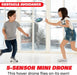 Force1 Scoot Hand Operated Drone for Kids or Adults - Hands Free Motion Sensor Mini Drone, Easy Indoor Small UFO Toy Flying Ball Drone Toy for Boys and Girls Kids Drones (Blue)