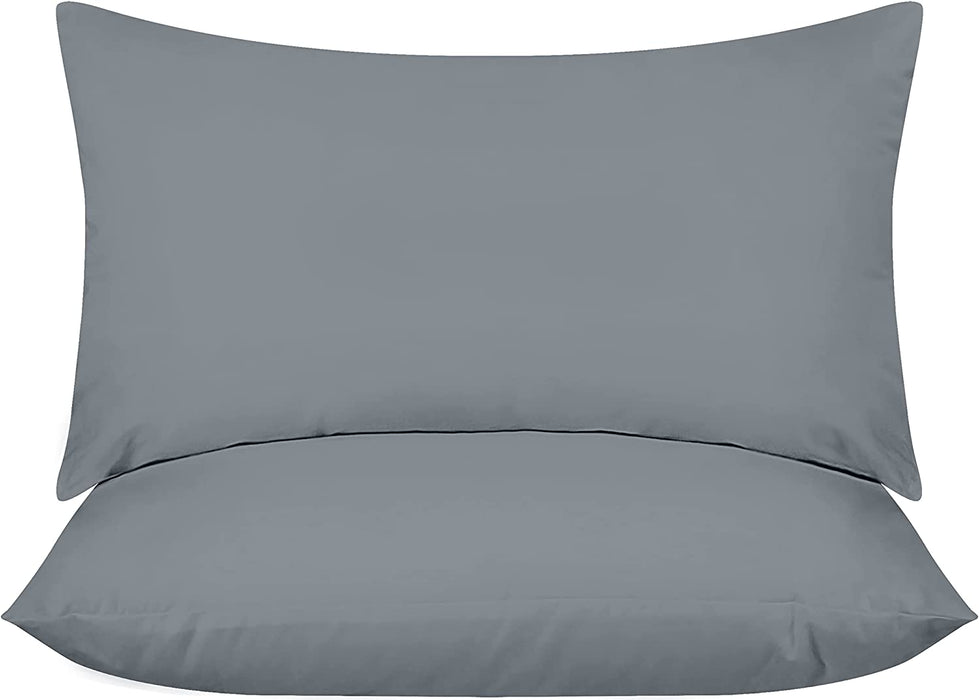 Throw Pillows Insert (Pack of 2, White) - 18 X 18 Inches Bed and Couch Pillows - Indoor Decorative Pillows