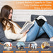 Cordless Knee Massager, FDA Registered, Infrared Heat and Vibration Knee Pain Relief for Swelling Stiff Joints, Stretched Ligament and Muscles Injuries, August 2022 Longer Knee Straps
