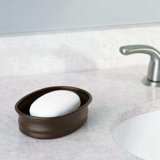 Idesign Bronze Solid Print Steel Soap Dish