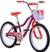 Koen & Elm Big Kids Bike, 20-Inch Wheels, Kickstand Included, Basket or Number Plate, Ages 7-13 Years Old, Rider Height 48-60-Inches