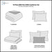 Mainstays Teal Medallion 10 Piece Bed in a Bag Comforter Set with Sheets, King