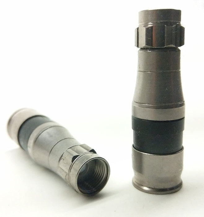 20 Pieces PPC EX6 plus Satellite TV Digital Cable RG6 COAXIAL Cable Compression Fittings