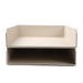 2 Piece Set Paperboard Paper Tray Desk Organizer Papyrus Beige