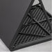 Mainstays 4' Fold-In-Half Adjustable Table, Rich Black
