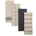 Mainstays Contemporary 4 Piece Kitchen Towel Set, Gray