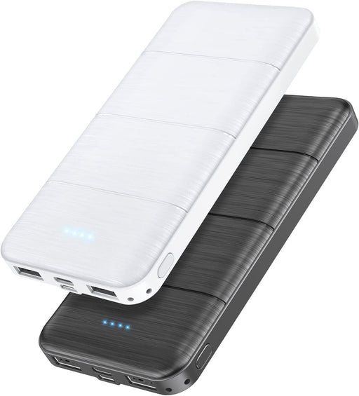 Portable-Charger-Power-Bank - 2 Pack 15000Mah Dual USB Power Bank Output 5V3.1A Fast Charging Portable Charger Compatible with Smartphones and All USB Devices