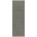 Mainstays Dylan Solid Diamond Traditional Runner Pewter Rug, 1'9"X5'