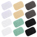12 Pcs Soap Saver, Soap Holder Accessory, Soap Saver Pads, Draining Soap Bar Holder, Self Draining Pads, Non-Slip PVC Dishes Soap Holder Accessory for Bath Supplies