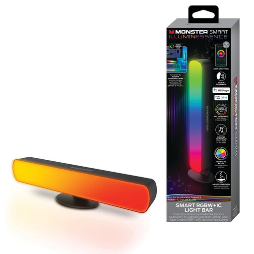 Monster Smart RGBW IC Light Bar Works with Razer Chroma, Customizable White/Color Lighting