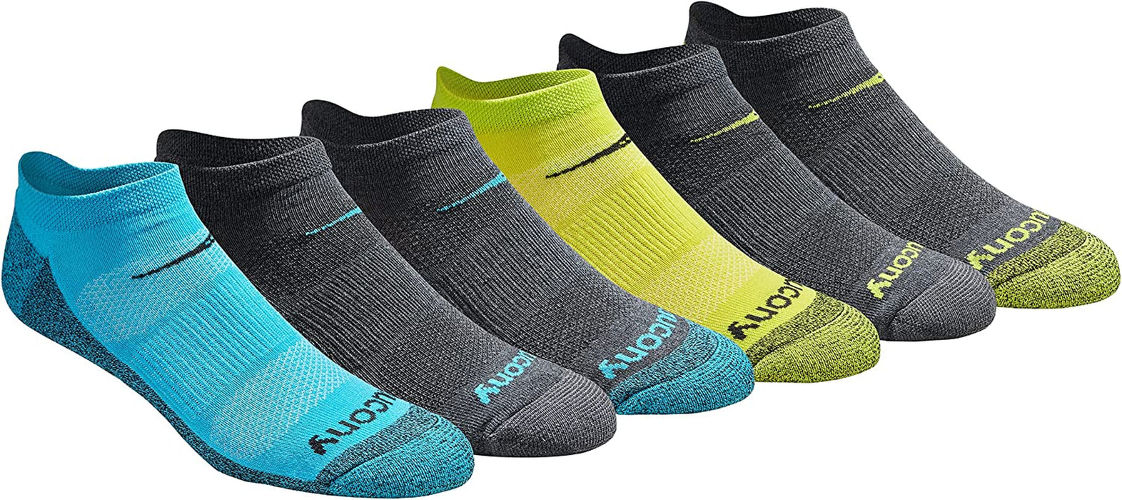 Men'S Multi-Pack Mesh Ventilating Comfort Fit Performance No-Show Socks