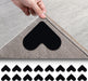 [16 Pack] Rug Gripper, Double Sided Non-Slip Rug Pads Rug Tape Stickers Washable Area Rug Pad Carpet Tape Corner Side Gripper for Hardwood Floors and Tile