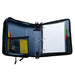 Case It 2" D-Ring Zipper Binder with 13" Tablet Pouch, Purple, LT-007