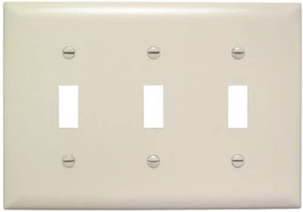 Legrand - Pass & Seymour TP2 TP1WCP10 Toggle Switch Wall Plates, 2-Gang, Brown