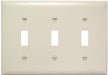 Legrand - Pass & Seymour TP2 TP1WCP10 Toggle Switch Wall Plates, 2-Gang, Brown