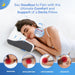 Cervical anti Snore Pillows for Sleeping - Ergonomic Neck Support Pillow for Neck & Shoulder Pain Relief - Side, Back, Stomach Sleepers - Contour Best Bed Anti-Snoring Pillows for Sleeping