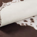 Faux Cowhide Rug 5.2 X 4.6 Feet, Cute Cow Hide Rug for Living Room Bedroom Western Home Decor Faux Fur Cow Print Rugs White and Brown