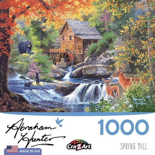 Abraham Hunter 1000 Piece Jigsaw Puzzle - Spring Mill