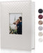 Photo Picture Album 4X6 300 Photos,Small Capacity Premium Leather Cover Wedding Family Photo Albums Holds 300 Horizontal Photos(Black)