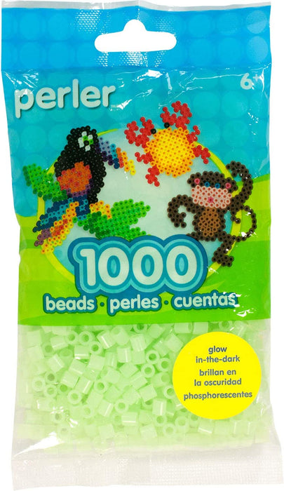 Perler Beads Fuse Beads for Crafts, 1000Pcs, Yellow